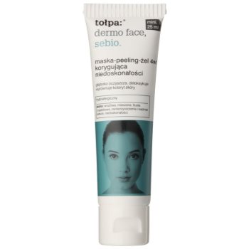 Tołpa Dermo Face Sebio masca-peeling-gel 4 in 1 pentru pielea cu imperfectiuni
