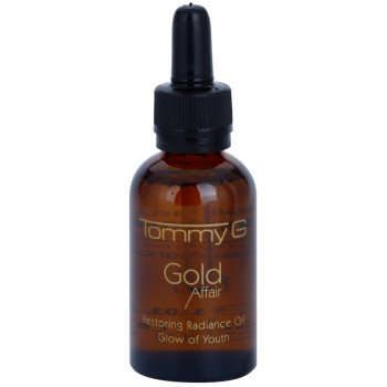 

Tommy G Gold Affair відновлююча олійка з розгладжуючим ефектом для сяючої шкіри 30 мл