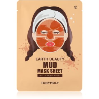 TONYMOLY Earth Beauty Mud masca pentur fata cu efect de peeling