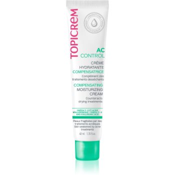 Topicrem ac compensating moisturizing cream cremă hidratantă pentru tenul gras, predispus la acnee