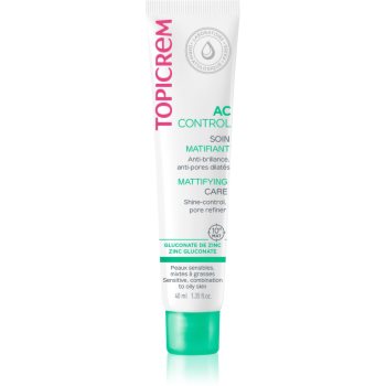 Topicrem ac mattifying care crema de piele ușor liniștitoare
