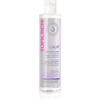Topicrem calm+ soothing micellar water apă micelară calmantă pentru față și ochi