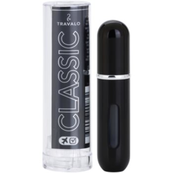 Travalo classic black sticluță reîncărcabilă cu atomizor unisex black