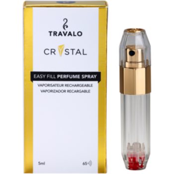 

Travalo Crystal Gold міні-флакон для парфумів унісекс 5 мл