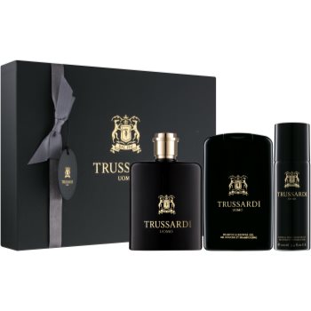 

Trussardi Uomo 2011 подарунковий набір IV Туалетна вода 100 ml + Дезодорант 100 ml + шампунь та гель для душу 200 ml