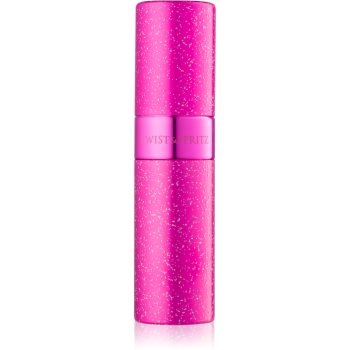 Twist & Spritz Fragrance Atomiser plnitelný rozprašovač parfémů unisex 8 ml Hot Pink Glitter