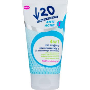

Under Twenty ANTI! ACNE очищаючий гель, скраб та маска для обличчя 3в1 150 мл