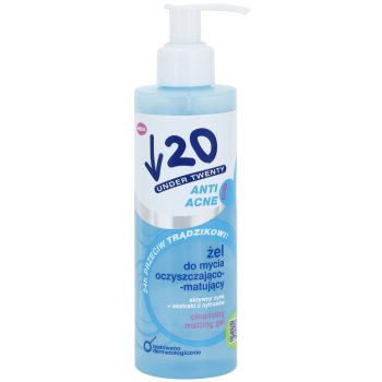 

Under Twenty ANTI! ACNE Глибоко очищуючий гель проти акне 200 мл