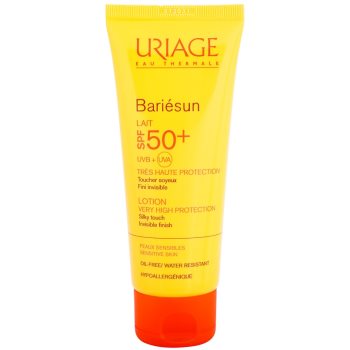 Uriage bariésun lapte de protecție mătăsos pentru fata si corp spf 50+