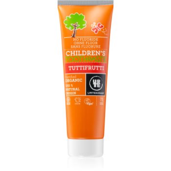 Urtekram children's toothpaste tutti-frutti pasta de dinti pentru copii
