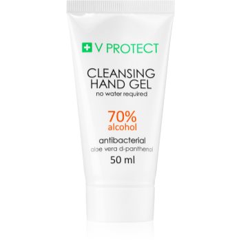 V-protect antibacterial gel gel antibacterian de maini