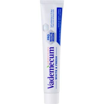 

Vademecum White and Fresh відбілююча зубна паста з фтором 75 мл