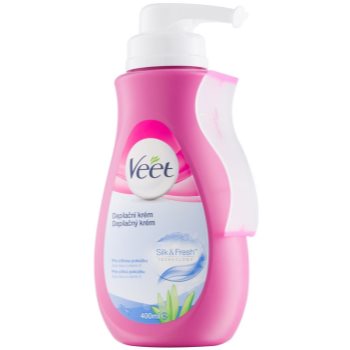Veet silk & fresh crema depilatoare pentru piele sensibila