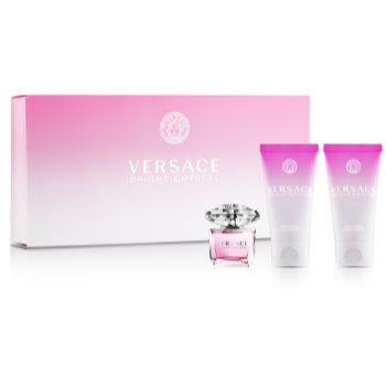 

Versace Bright Crystal подарунковий набір тестер для жінок 3 кс Туалетна вода 5 ml + Молочко для тіла 25 ml + Гель для душу 25 ml