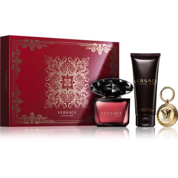 

Versace Crystal Noir подарунковий набір ХVІ Туалетна вода 90 ml + Молочко для тіла 100 ml + брелок