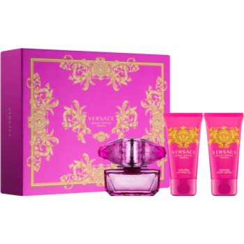 

Versace Bright Crystal Absolu подарунковий набір Х Парфумована вода 50 ml + Молочко для тіла 50 ml + Гель для душу 50 ml