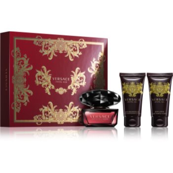 

Versace Crystal Noir подарунковий набір ХVІІ Туалетна вода 50 ml + Гель для душу 50 ml + Молочко для тіла 50 ml