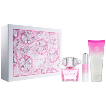 

Versace Bright Crystal подарунковий набір VІІ Туалетна вода 90 ml + Туалетна вода 10 ml + Молочко для тіла 100 ml
