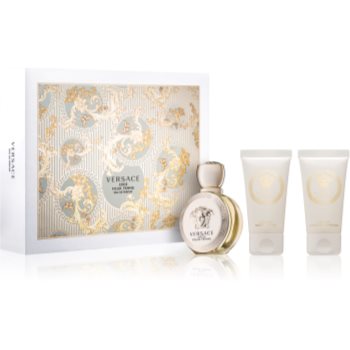 Versace Eros Pour Femme dárková sada I. parfémovaná voda 50 ml + sprchový gel 50 ml + tělové mléko 50 ml