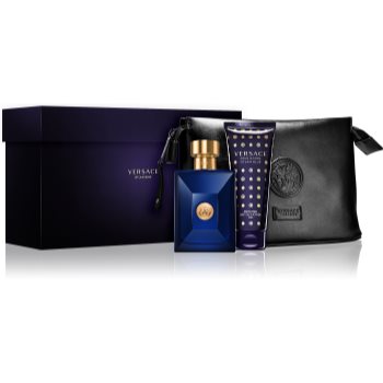 

Versace Dylan Blue Pour Homme подарунковий набір VI. Туалетна вода 100 ml + Гель для душу 100 ml + Косметичка