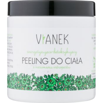 Vianek Energizing detoxikační tělový peeling s vyhlazujícím efektem se semeny ostropestřce 250 ml