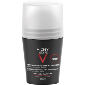 Vichy Homme Deodorant antiperspirant roll-on impotriva transpiratiei excesive poza