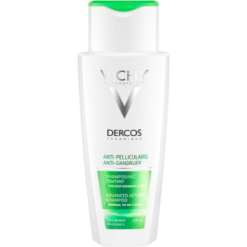Vichy dercos anti-dandruff sampon anti-matreata pentru par normal spre gras