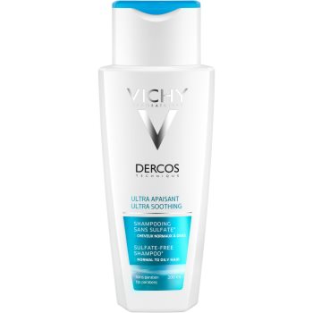 Vichy dercos ultra soothing șampon ultra-calmant pentru păr normal și uleios, scalp sensibil