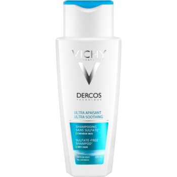 Vichy dercos ultra soothing șampon ultra-calmant pentru păr uscat și scalp sensibil