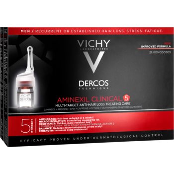 Vichy Dercos Aminexil Clinical 5 Tratament împotriva cãderii pãrului pentru barbati poza