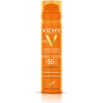 Vichy idéal soleil spray facial revigorant cu protecție solară spf 50