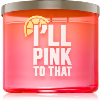 Victoria's secret pink i'll pink to that lumânare parfumată