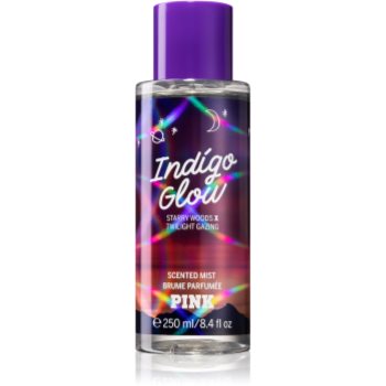 Victoria's secret pink indigo glow spray de corp parfumat pentru femei