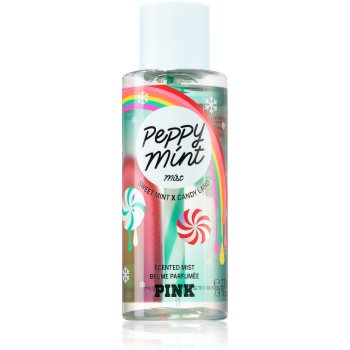 Victoria's secret pink peppy mint spray de corp parfumat pentru femei