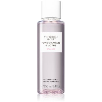 Victoria's secret natural beauty pomegranate & lotus spray de corp parfumat pentru femei