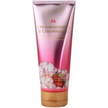 Victoria's Secret Strawberry & Champagne tělový krém pro ženy 200 ml
