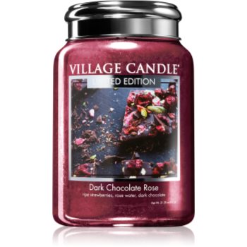 Village candle dark chocolate rose lumânare parfumată