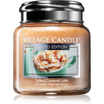 Village candle salted caramel latte lumânare parfumată