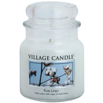 Village candle pure linen lumanari parfumate 397 g mediu