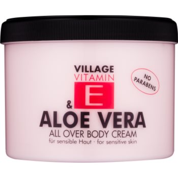 Village vitamin e aloe vera crema de corp