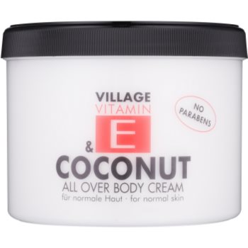 Village vitamin e coconut crema de corp