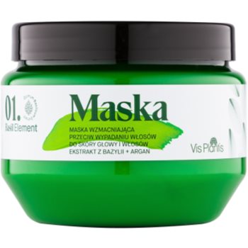 

Vis Plantis Basil Element зміцнююча маска проти випадіння волосся 200 мл