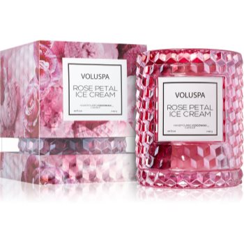 Voluspa roses rose petal ice cream lumânare parfumată i.