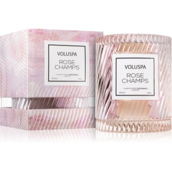 Voluspa macaron rose champs lumânare parfumată i.