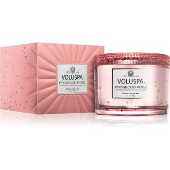 Voluspa vermeil prosecco rose lumânare parfumată