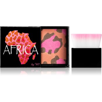 W7 Cosmetics Africa blush pentru bronz cu pensula poza