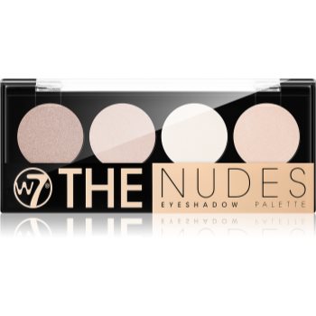 W7 Cosmetics The Nudes paleta farduri de ochi imagine