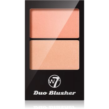 W7 cosmetics duo blusher blush cu pensula