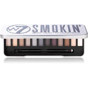 W7 cosmetics smokin' paletă cu farduri de ochi