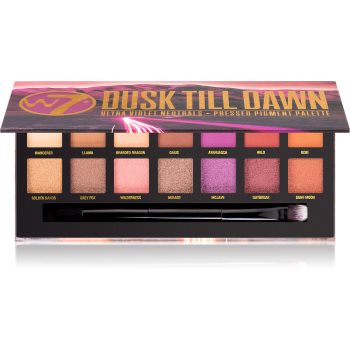 W7 cosmetics dusk till dawn paleta farduri de ochi